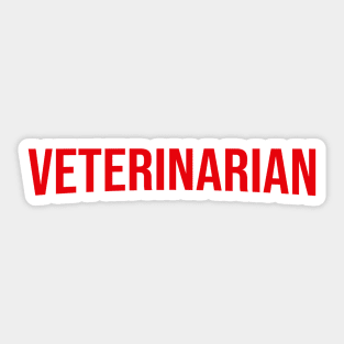 Veterinarian Netflix Sticker